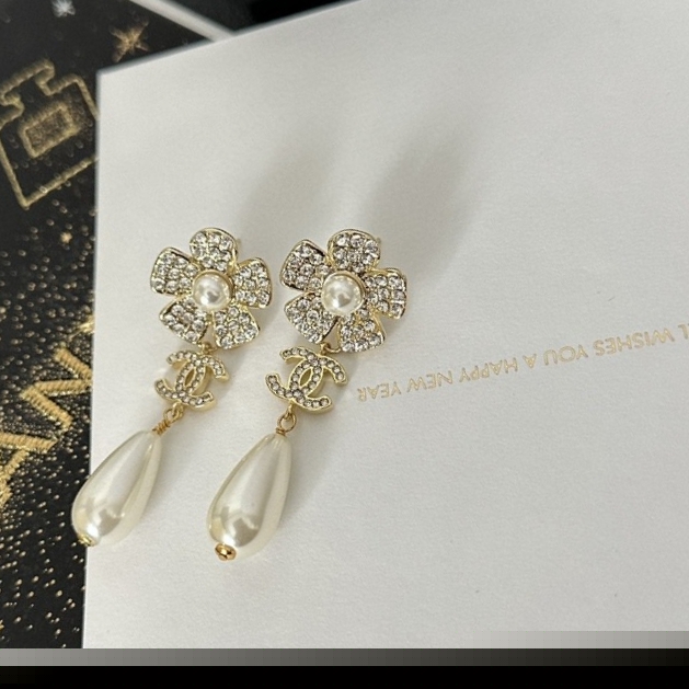 Ch*el earrings